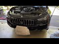 2018-2024 Maserati Ghibli Oil Change DIY (Easy 5min 4K)