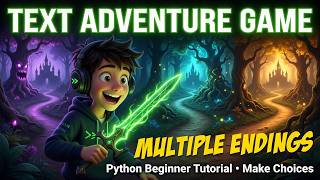 text adventureBuild a Text-Based Adventure Game in Python – Beginner Tutorial (Multiple Endings)
