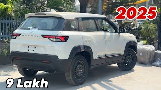 New MARUTI SUZUKI BREZZA 2025 Updated New Model || New Brezza Vxi Base 2025 White Colour Review