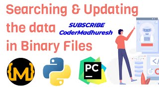 Searching and Updating the data in Binary File (in Hindi) | Python Lecture 34 | tell(), seek()...