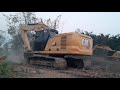 สดทั้งคู่ cat323 gc เจอ cat320 gcเปิดไฟทำงาน งานลอกคลอง เสี่ยโอ๊ท โพทะเล จัดให้ excavator ep.8101