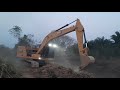 สดทั้งคู่ cat323 gc เจอ cat320 gcเปิดไฟทำงาน งานลอกคลอง เสี่ยโอ๊ท โพทะเล จัดให้ excavator ep.8101