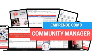 Emprender como Community Manager y obtén gratis un calendario  de contenidos para redes sociales.