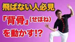 飛ばない人必見！背骨を動かす？