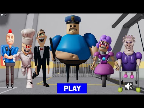 Todos los Morphs desbloqueados ¡LA PRISIÓN DE BARRY! Actualización de Roblox Jugando como Bubba Bubbaphant #obby #roblox