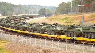 150 US Stryker Combat Vehicle in Poland Entered Ukrainian Border
