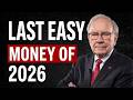 Leaked: Last EASY Wealth Opportunity in 2026 | WARREN BUFFETT