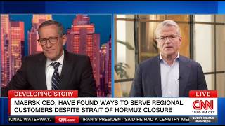 Maersk CEO Vincent Clerc Quest Means Business CNN interview