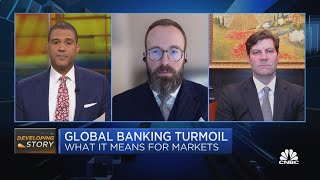 Two financial experts discuss the banking fallout's impact on the markets
