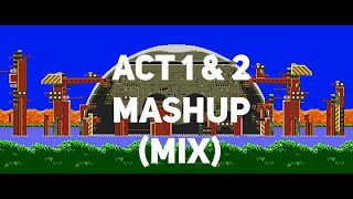 Sonic 3 : Proto Launch Base Act 1 \u0026 2  Mashup