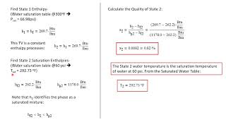 A Constant-Enthalpy Throttle Valve Process -- Engineering Thermodynamics 72/107