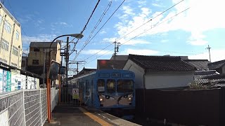 伊賀鉄道　広小路駅　茅町駅　忍者電車　伊賀市　HDR AS50　アクションカム　ソニー　フィンガーグリップ使用　手持ち撮影