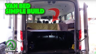 How to build a bed in your van