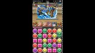 【パズドラ】第21回チャレンジダンジョン！Lv９　覚醒ラーptノーコン