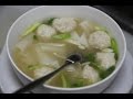 Fish Ball Soup with Rice Noodles 魚丸河粉