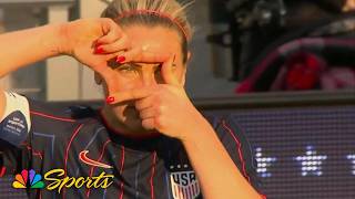USWNT captain Lindsey Heaps FIRES her side to 1-0 lead v. Argentina | NBC Sports