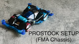 Tamiya Mini4wd: Prostock test (Tamiya Gun Bluster XTO Blue special)