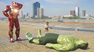 Iron Man vs Hulk Guerra na Tecnologia do Futuro VFX de Ação - 4K ULTRA HD
