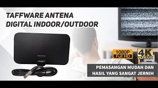 TAFFWARE ANTENA TV DIGITAL INDOOR/OUTDOOR (UNTUK TV TABUNG/TV LED)