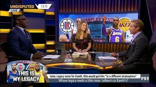 UNDISPUTED | Skip and Shannon DEBATE: Whose legacy needs a title more: LeBron's or Kawhi's?