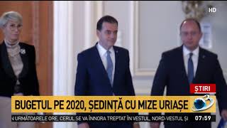 Bugetul pe 2020, ședință cu mize uriașe