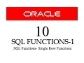 Oracle Database11g tutorials 10 ||  SQL Single Row Function (SQL Functions )