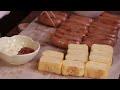 asmr sausage fried eggs the best breakfast【english subtitles】【mukbang eating sounds】