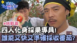 四人化身採果專員！誰能又快又準確採收九分熟度的完美番茄？【請問今晚住誰家】挑戰篇 20200319 EP128 Part1竇智孔 阿喜 舞陽 賈斯汀