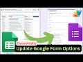 Dynamically Populate Google Form's Dropdown using Google Sheets #googlesheets #googleform