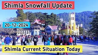 Shimla snowfall update, shimla weather today, shimla snowfall, shimla December month weather