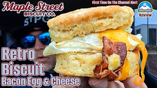 Maple Street Biscuit Company® Retro Biscuit Review! | Bacon Egg \u0026 Cheese 🥓🍳🧀 | theendorsement