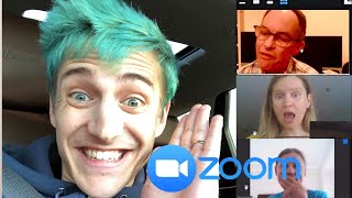 Trolling Zoom Classes...but people get ANGRY! (Feat. Ninja)