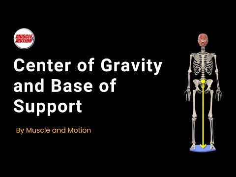 How do you balance the center of gravity?