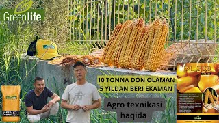 10 TONNA DON TAKRORIYDA VALIJON AKA DALASIDA agrotexnikasini organamiz