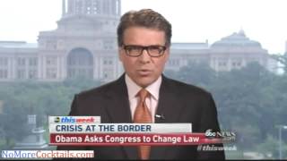 Gov. Rick Perry: Obama doesn't particularly care whether the border is secure