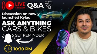 Q\u0026A Live Session Live | Cars and Bikes | Honda Amaze  #Autocritic