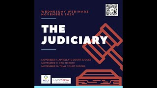 Wednesday Webinars 9: Appellate Court Judges