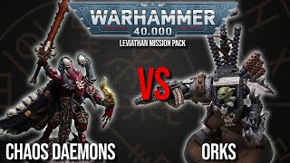 Chaos Daemons Vs Orks - Warhammer 40k 10th Edition Battle Report