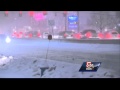 Heavy snow slows traffic along Route 9 in Metrowest