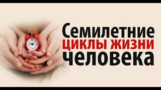 Семилетние циклы жизни человека