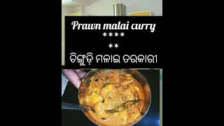 prawn malai/ଚିଙ୍ଗୁଡି ମଲାଇ ! 😋