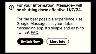 Verizon Message+ is Going Away! What Now?