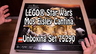Unboxing: LEGO Mos Eisley Cantina (Star Wars Set 75290)