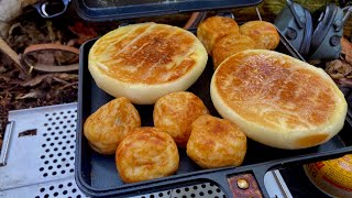 豚まんとタコ焼きをバターで焼くだけの動画