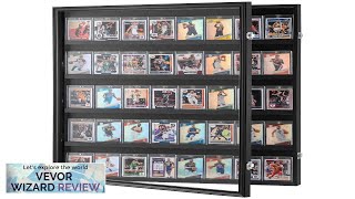 VEVOR 35 Graded Sports Card Display Case 24.3x30.5x2.1 in Baseball Card Display Review