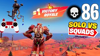 86 Elimination Solo Vs Squads Gameplay Wins (New! Fortnite Chapter 5 Season 3 PS