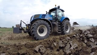 NEW HOLLAND T8.360 \u0026 ER.MO PLOUGH - PLOUGHING DAY | PART 2/5