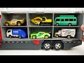 12 types tomica cars ☆ tomica opening and put in big okatazuke convoy