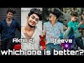 Akhil cj Vs Steeve Joseph | Akhil cj tiktok videos | steeve Joseph tiktok video | Akhil cj