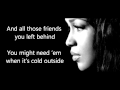 Glitter & Gold - Rebecca Ferguson (lyrics)